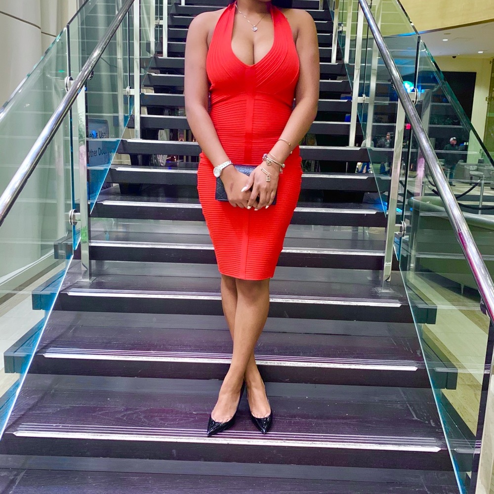 Red dress